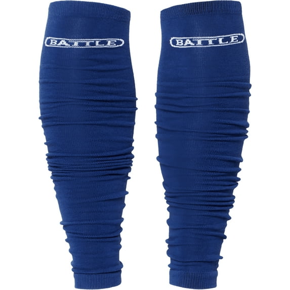 Battle Sports Youth Lightweight Long Football Leg Sleeves - Blue