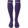 thumbnail image 1 of Battle Sports Youth Lightweight Long Football Socks - Purple, 1 of 1