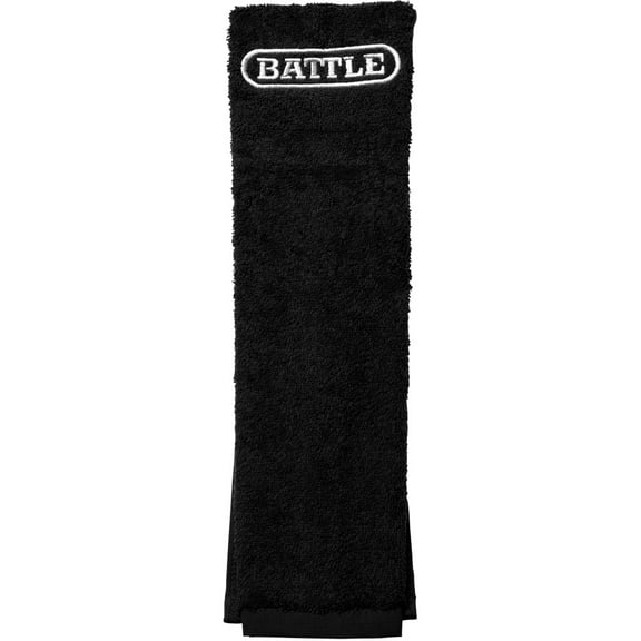 Battle Sports Youth Quick-Drying Football Towel, Black