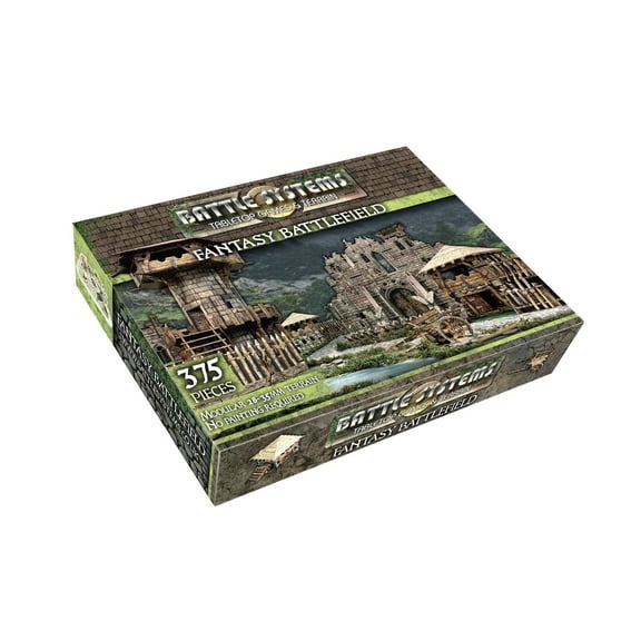 Battle Systems Fantasy Terrain Battlefield Core Set - 28-35mm DND D&D RPG Wargames Historical / Fantasy Card Scenery