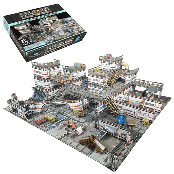 Battle Systems Sci-fi Terrain Galactic Core Set - 28-35mm RPG / Wargames / 40k Necromunda Card Scenery