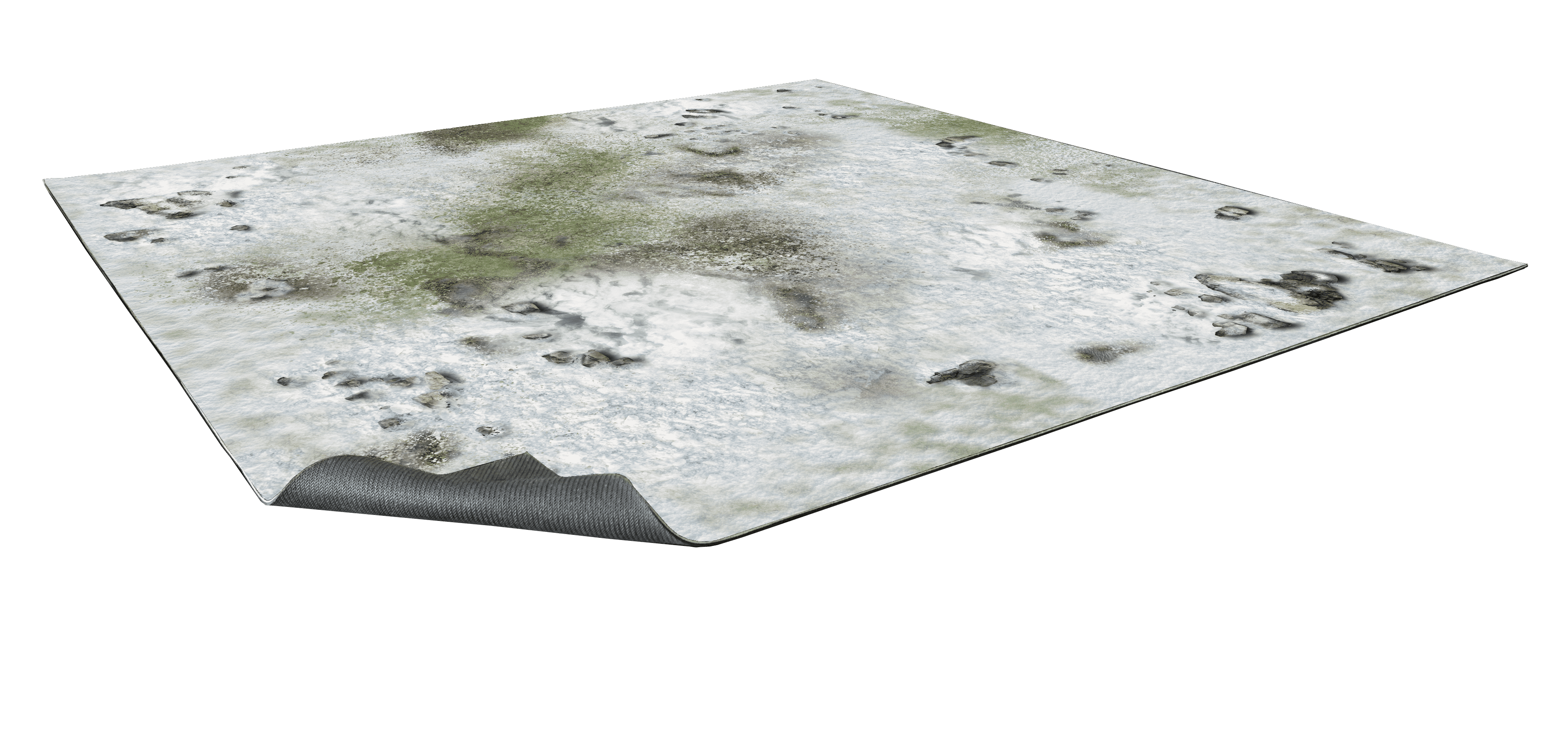 Battle Systems Terrain Winter Snowscape Game Mat 3x3 - Neoprene Playmat for Warhammer, D&D, Frostgrave and More!