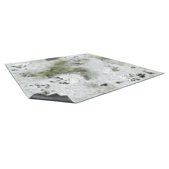 Battle Systems Terrain Winter Snowscape Game Mat 3x3 - Neoprene Playmat for Warhammer, D&D, Frostgrave and More!
