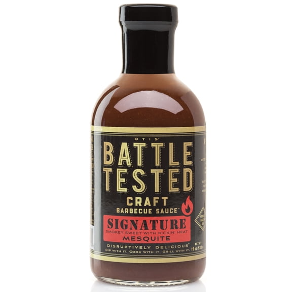 Battle Tested Craft Barbecue Sauce- SIGNATURE MESQUITE with HEAT