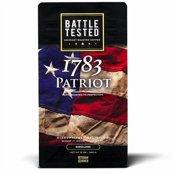 Battle Tested™ Gourmet Roasted Coffee | 1783 Patriot Roast | 12 Ounce Bag