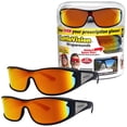 thumbnail image 1 of BattleVision Wrap Around Glasses, As Seen on TV, Glare-Reduction, Fits Over Prescription Glasses, UV Protection, 2-Pack, Unisex, 1 of 5
