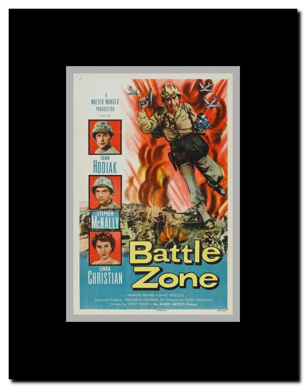 Battle Zone Framed Movie Poster