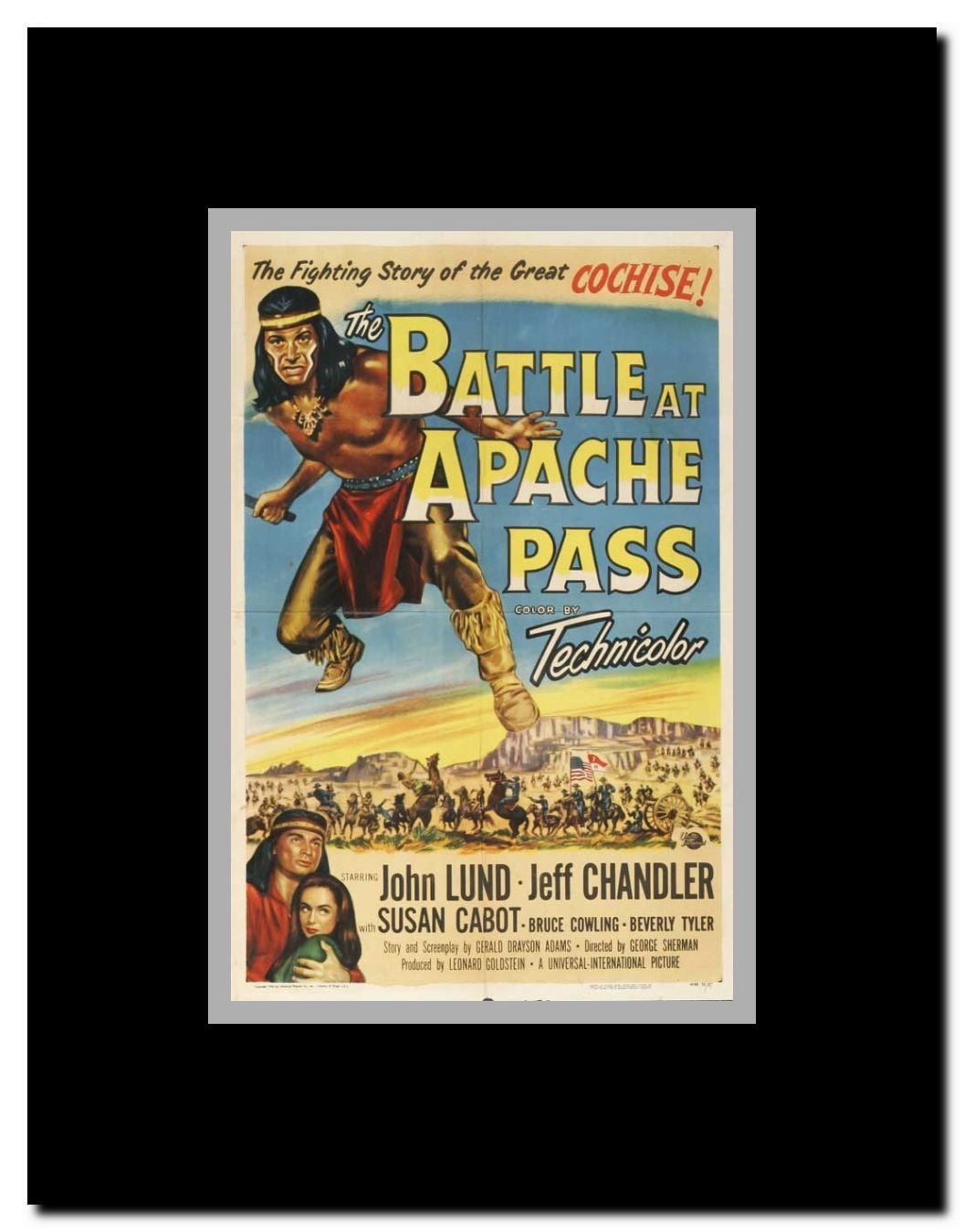 Battle at Apache Pass Framed Movie Poster