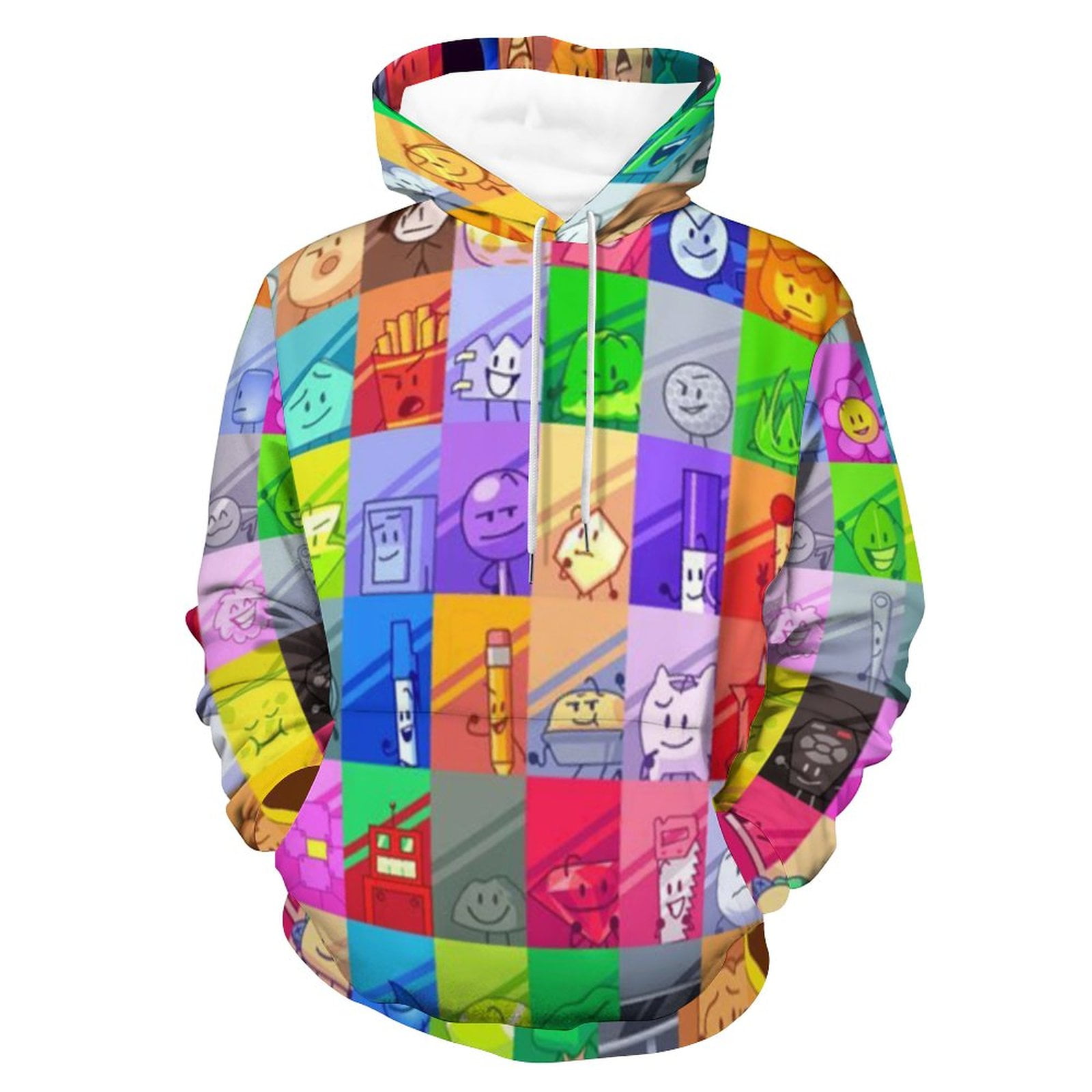 Battle for Dream Island BFDI Casual Hoodie for Men Women Active Hooded ...