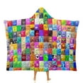 Battle for Dream Island BFDI Hooded Blanket Cape Wrap Soft Wearable