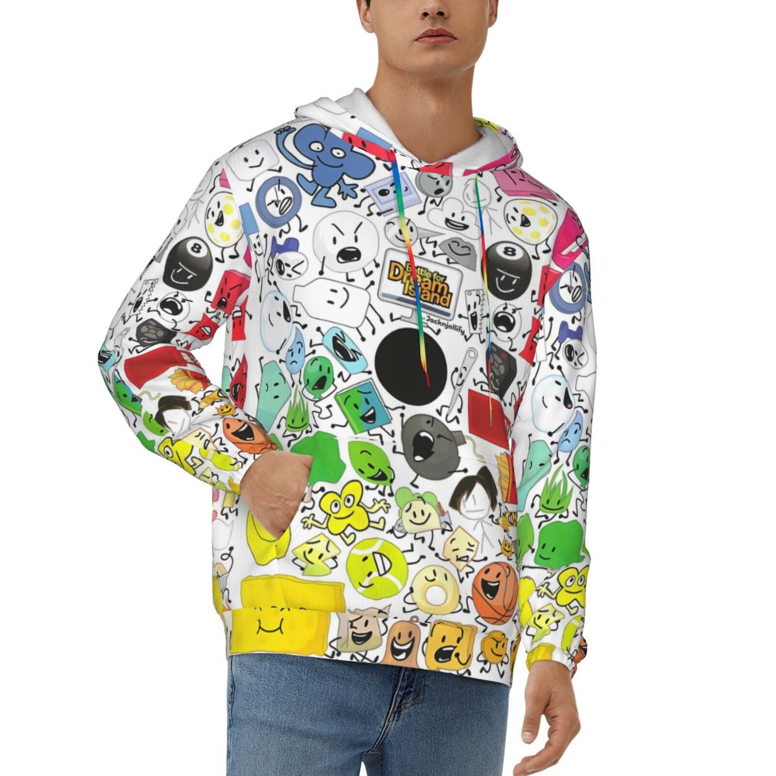 Battle for Dream Island BFDI Hoodies for Men Women 3D Print Graphic