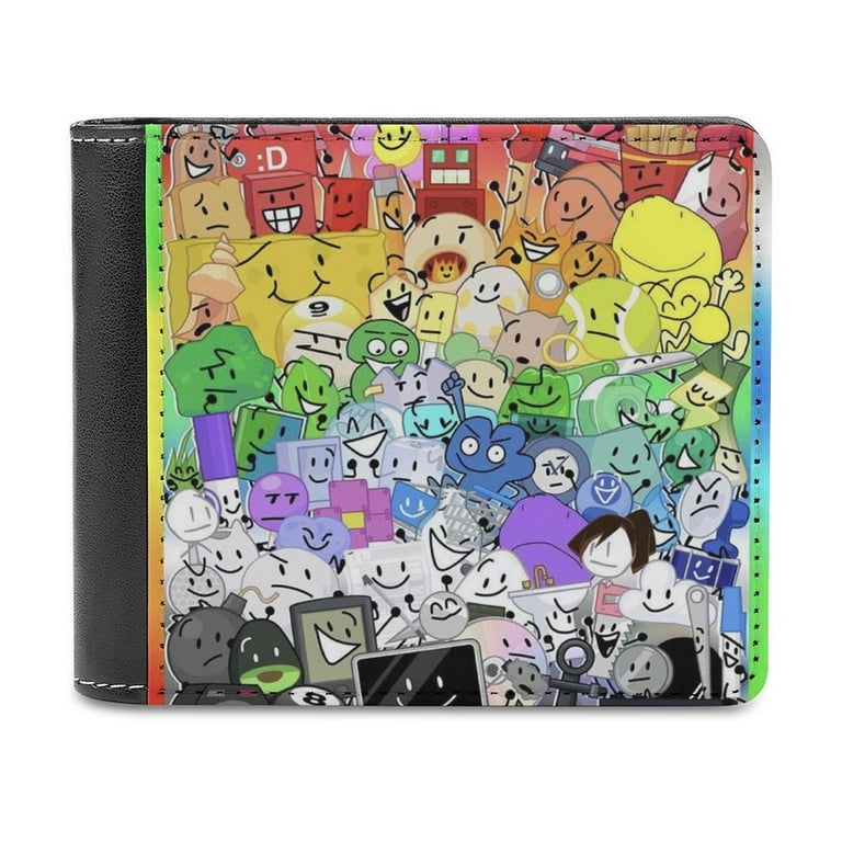 Made by Dream セフトトランクウォレット Battle for Dream Island BFDI Leather Wallet Slim Card Wallet