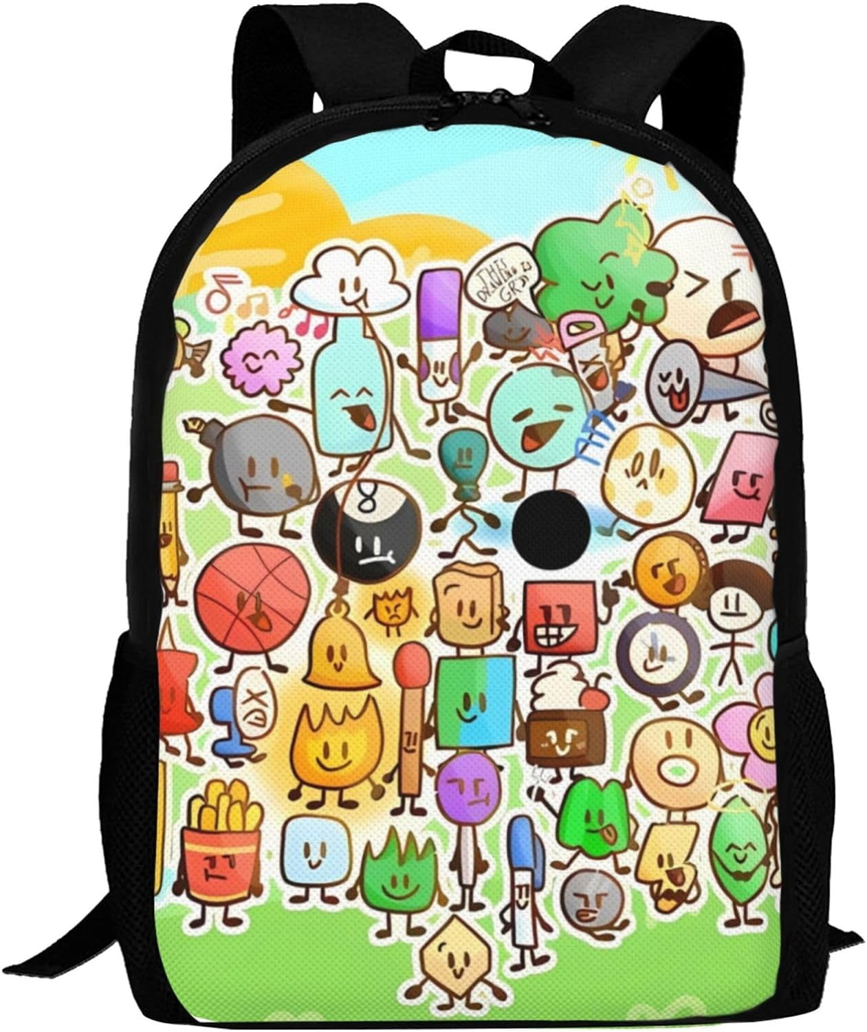 Battle for Dream Island Backpack BFDI Bookbag 3d Print Laptop Backpack ...