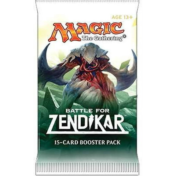 Wizards Of The Coast Magic The Gathering (Mtg) Battle For Zendikar Booster Pack (15 Cards) - Pre-Order Ships After Oct 2Nd Tabletop_Game