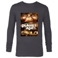 thumbnail image 1 of Battle for the Planet of the Apes 1973 Caesar Movie Poster - Long Sleeve T-Shirt for Men - Customized-Charcoal Heather, 1 of 5