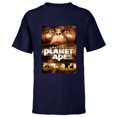 thumbnail image 1 of Battle for the Planet of the Apes 1973 Caesar Movie Poster - Short Sleeve T-Shirt for Kids - Customized-Navy, 1 of 5
