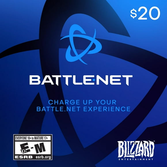 Battle.net Balance Store Gift Card $20, Blizzard Entertainment [Digital Download]