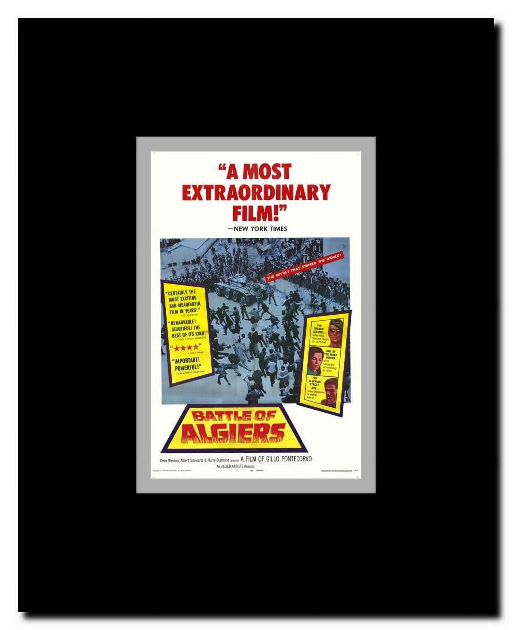 Battle of Algiers Framed Movie Poster