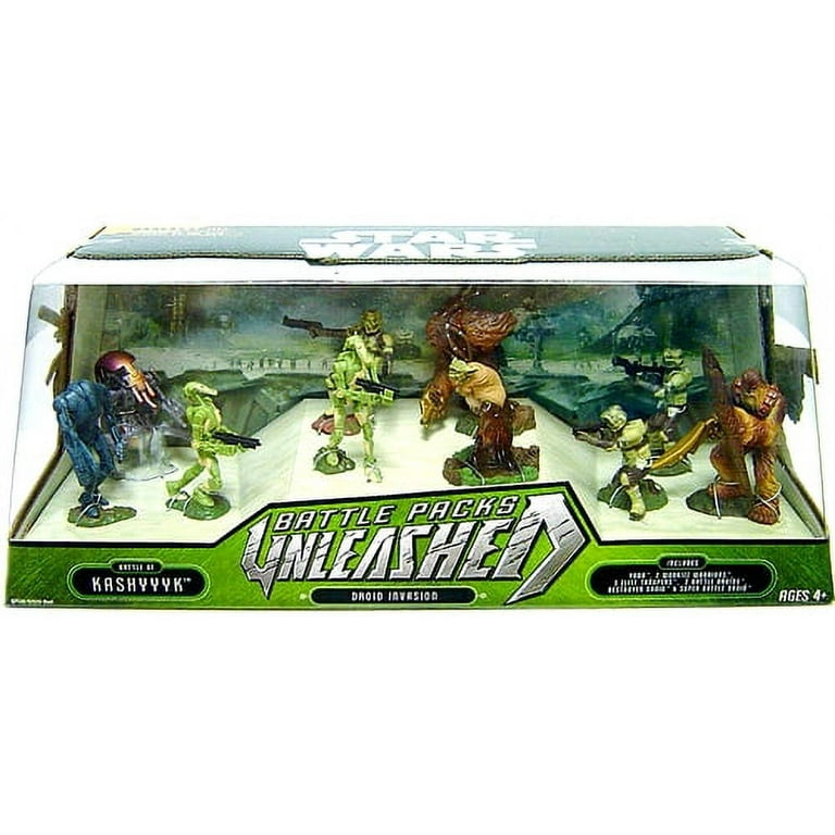 Battle of Kashyyyk Action Figure Set Droid Invasion Star Wars Walmart