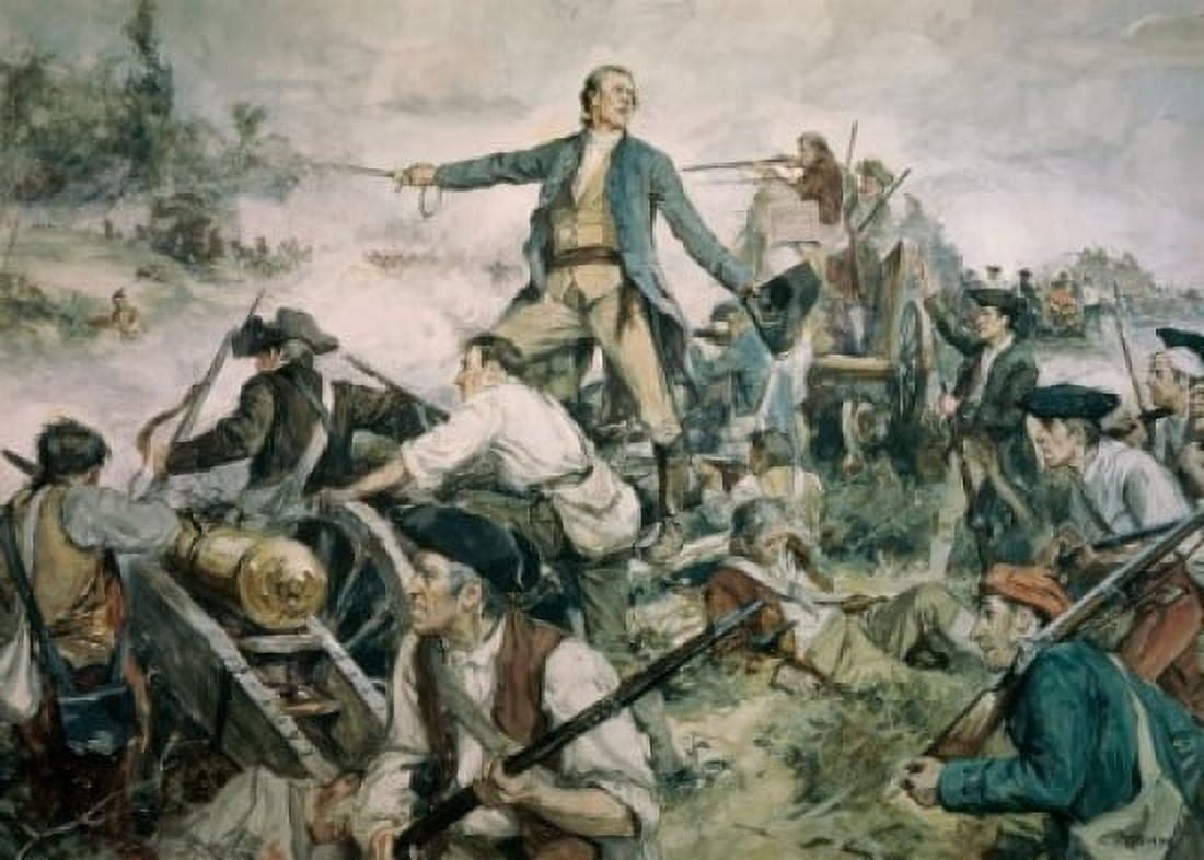 Battle of Lake George 1755 Frederick Coffay Yohn (1875-1933 American) Canvas Art - Frederick Coffay Yohn (18 x 24)