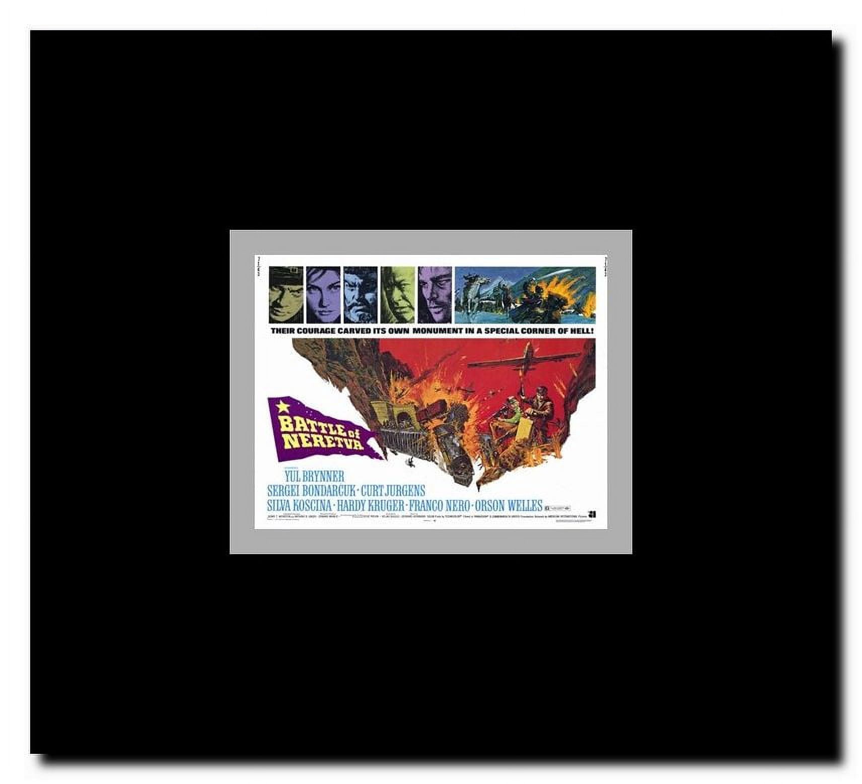 Battle of Neretva Framed Movie Poster