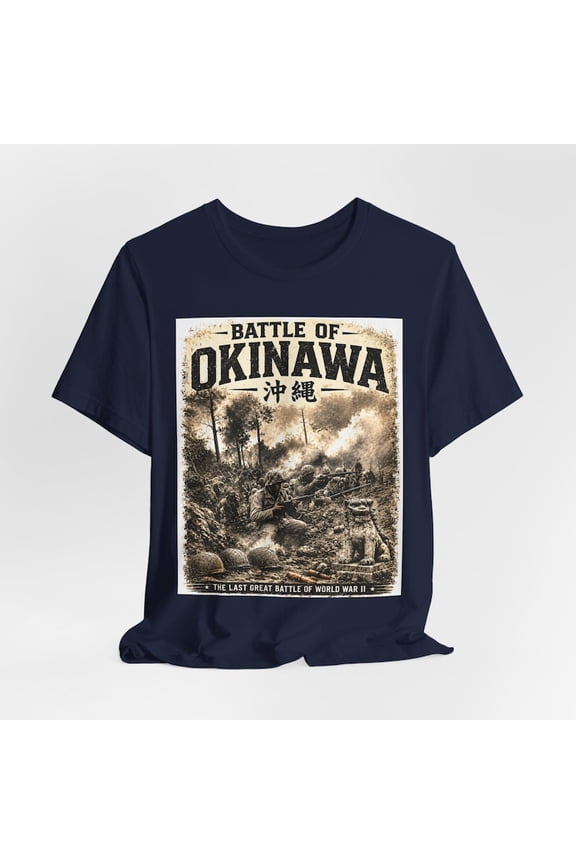 Battle of Okinawa Graphic Tee | World War II Vintage Military Shirt