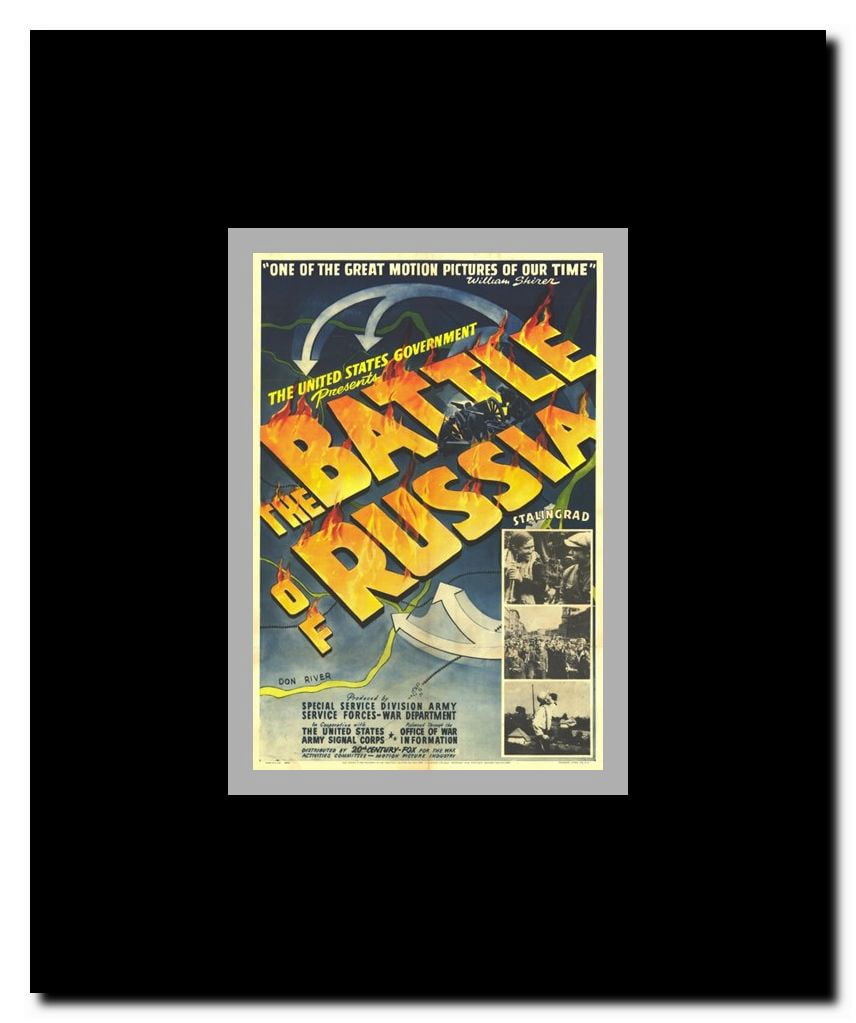 Battle of Russia Framed Movie Poster