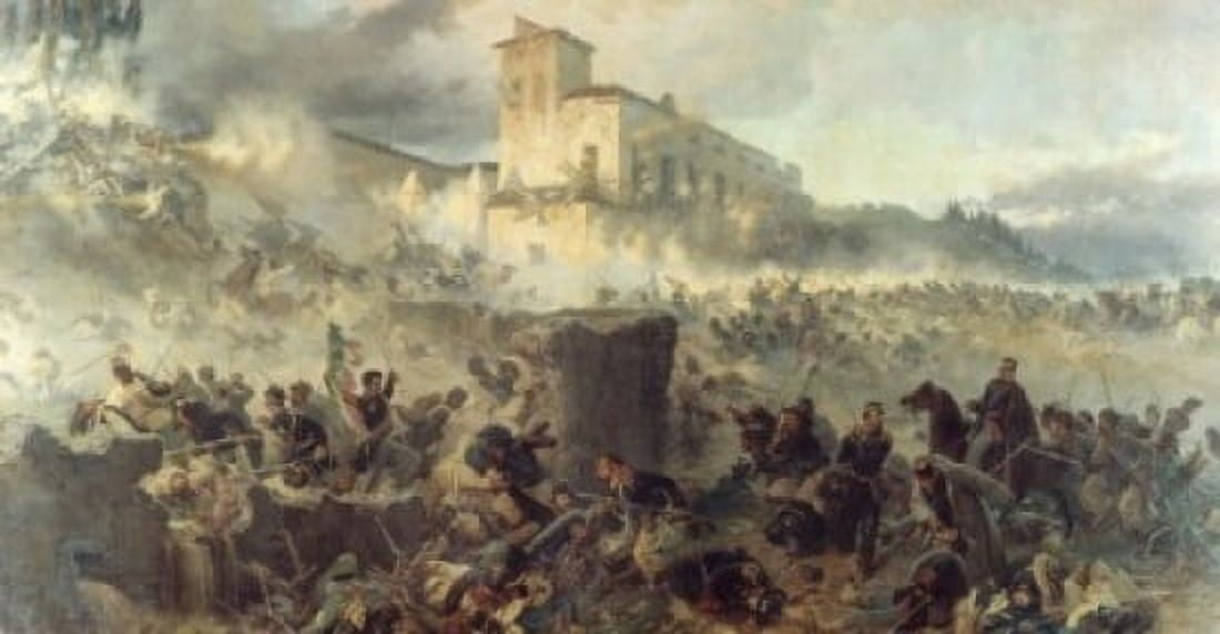 Battle of San Martino Artist Unknown Canvas Art -  (24 x 36)