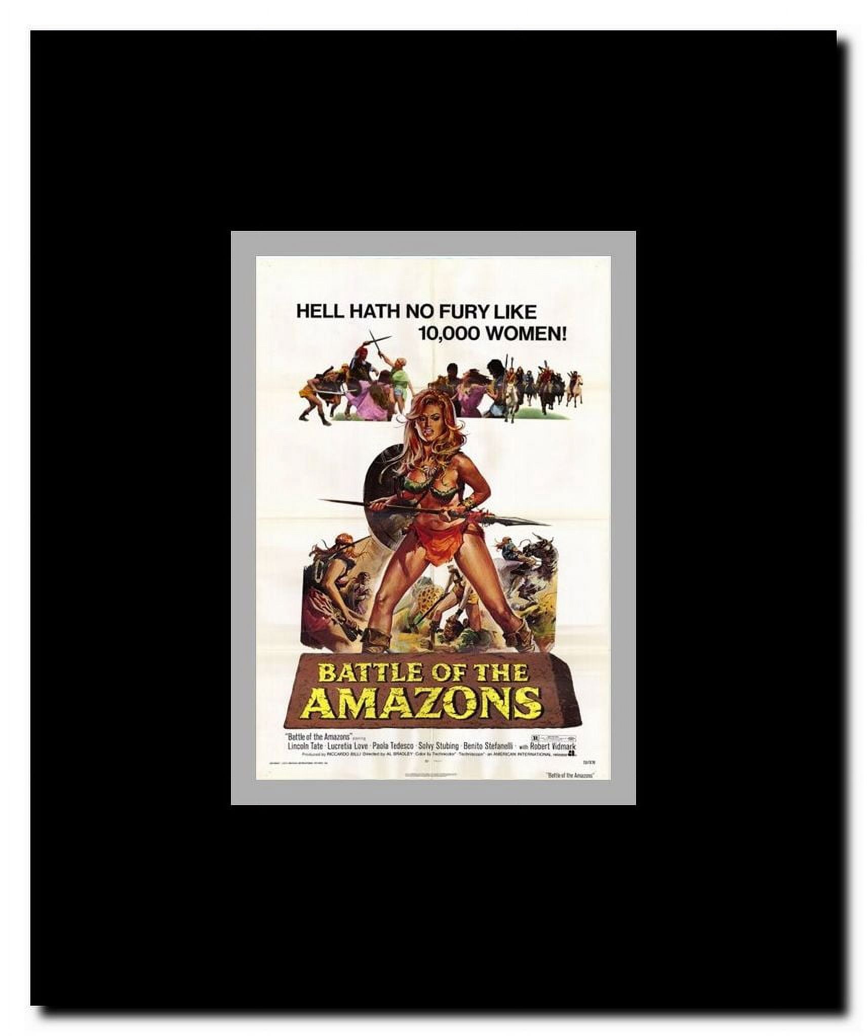 Battle of the Amazons Framed Movie Poster