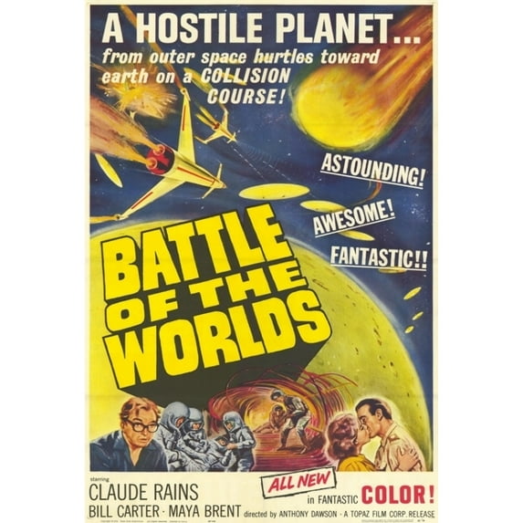 Battle of the Worlds Movie Poster Print (27 x 40) - Item # MOVAF8365