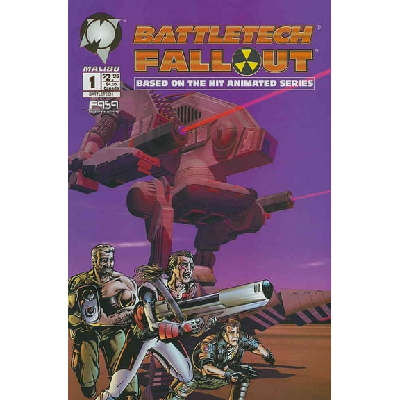 BattleTech: Fallout #1 VF ; Malibu Comic Book