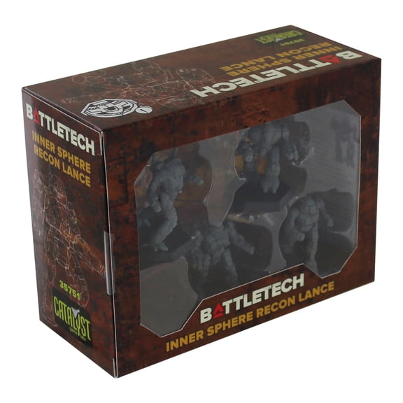 Catalyst Game Labs BattleTech Inner Sphere Recon Lance Pack Strategy Board Game with Miniatures and Cards