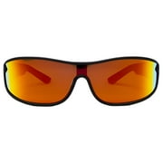 BATTLE VISION BattleVision Wrap Arounds HD Polarized Sunglasses, Fits over Glasses, Unisex, All Ages, Black