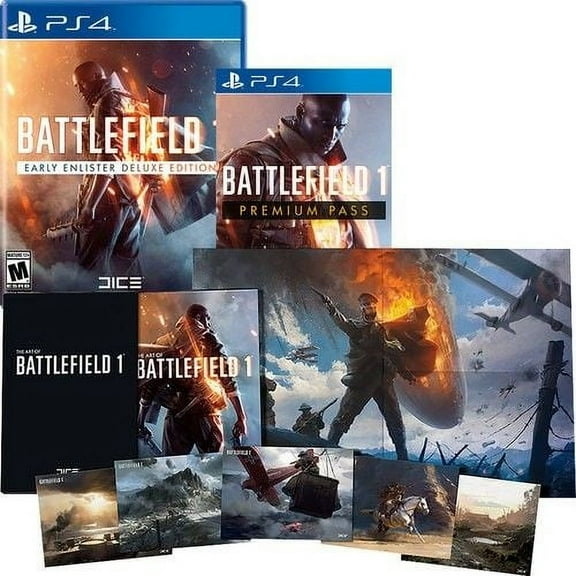 Battlefield 1 Deluxe Edition with Art Book and Poster - PlayStation 4