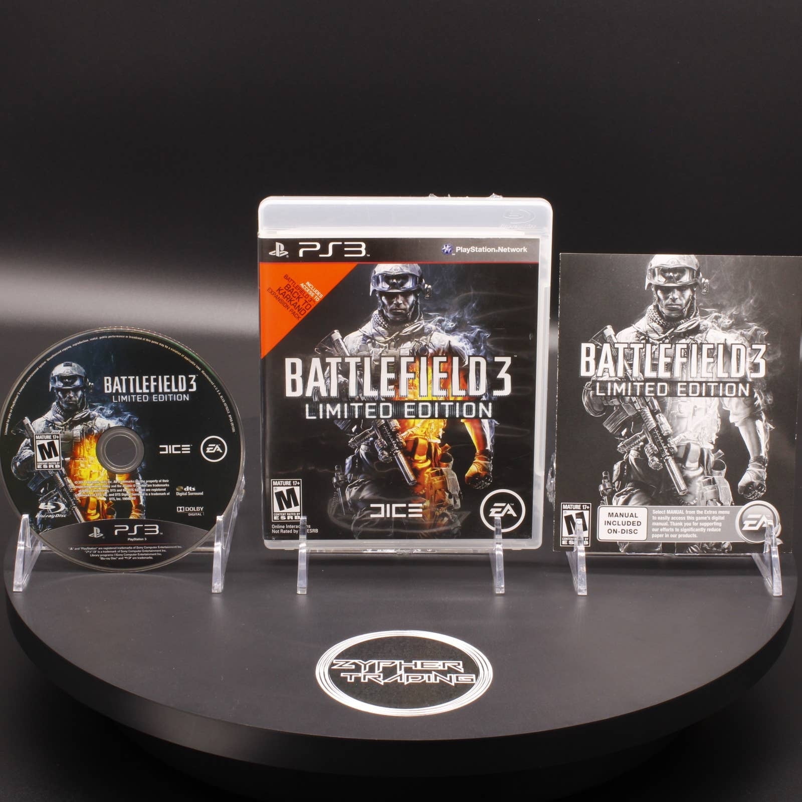 Restored Battlefield 3 [Limited Edition] Sony PlayStation 3 PS3 2011 ...