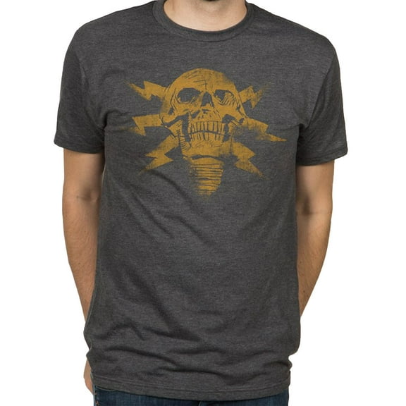 Battlefield 4 Lightning Skull Adult Premium Heather T-Shirt