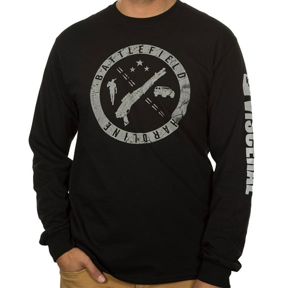 Battlefield Hardline Stamp Adult Long Sleeve T-Shirt