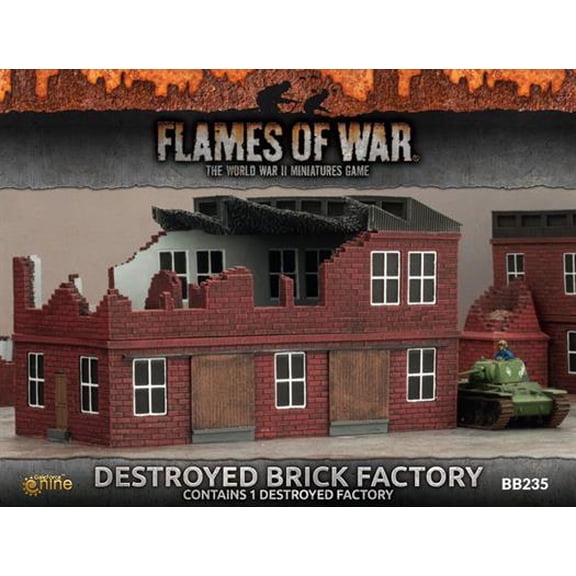 Battlefield in a Box: Destroyed Brick Factory FOW BB235