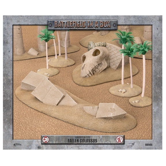 Gale Force Nine: Battlefield in a Box: Forgotten City: Fallen Colossus