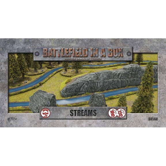 Battlefield in a Box: Streams Terrain By Battlefront BB560