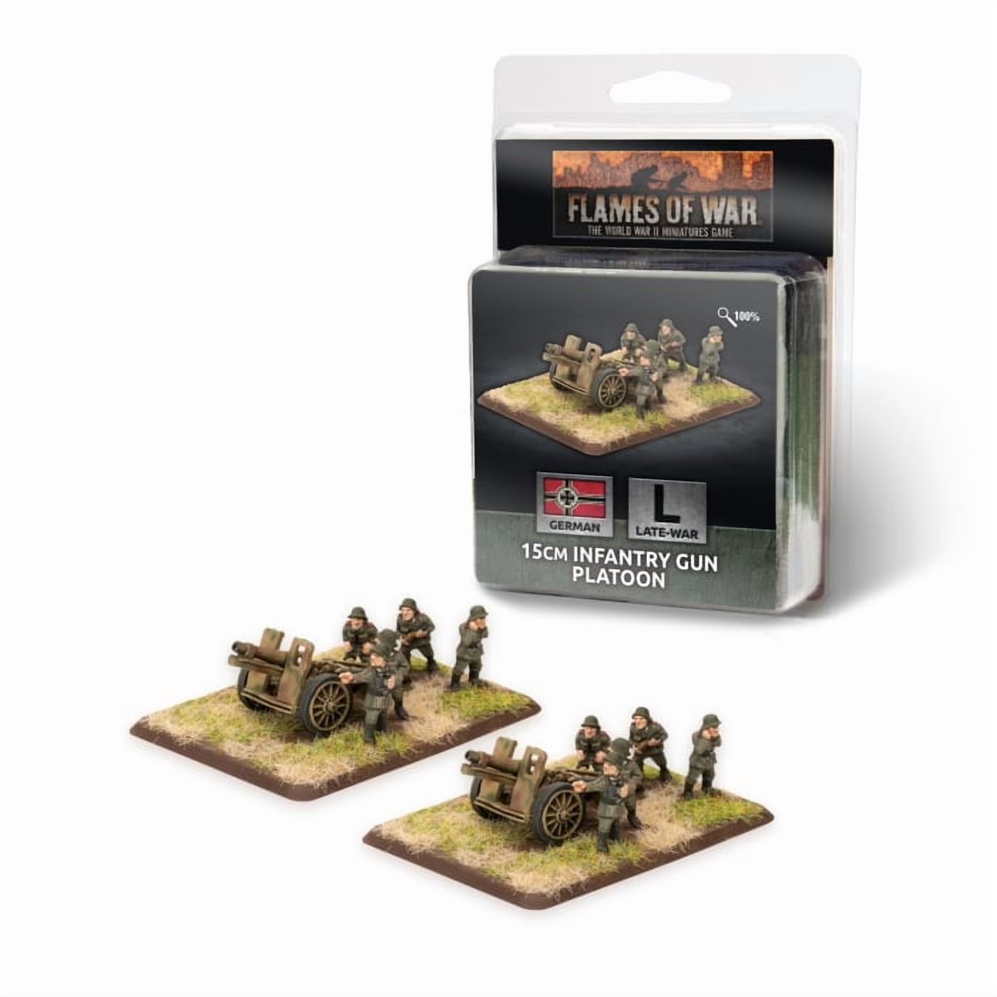 Flames of War: German 15cm Infantry Gun Platoon (Late-War)