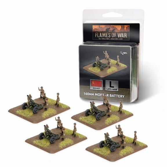 Flames of War: Soviet 160mm Mortar Battery