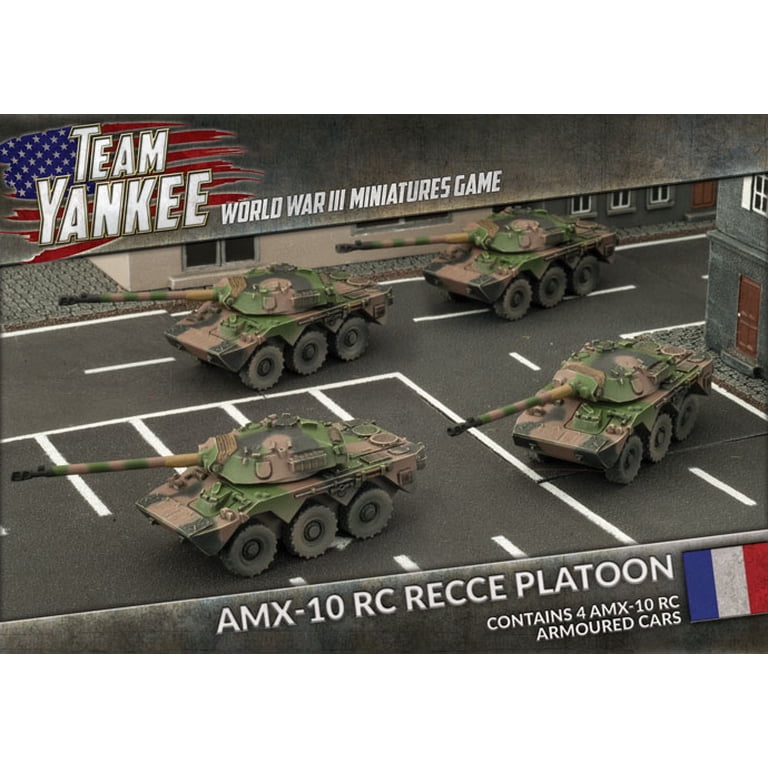 Team Yankee AMX-10P Platoon - French APC Miniatures Set For Wargaming