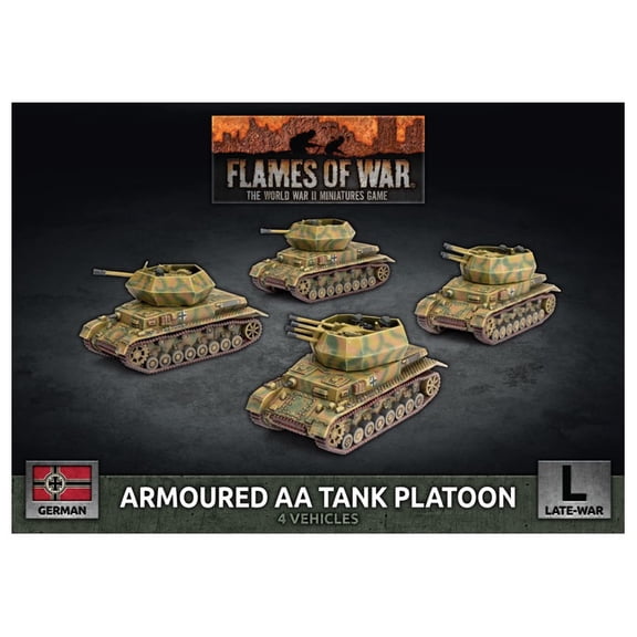 Flames of War: German Armoured AA Tank Platoon (Late-War)