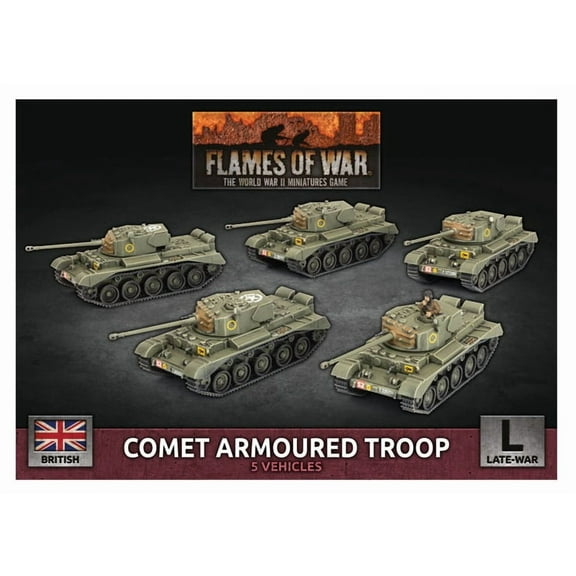 Battlefront Miniatures Comet Armoured Troop New