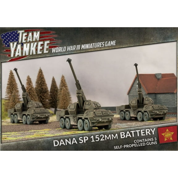 Battlefront Miniatures DANA SP152mm Battery New
