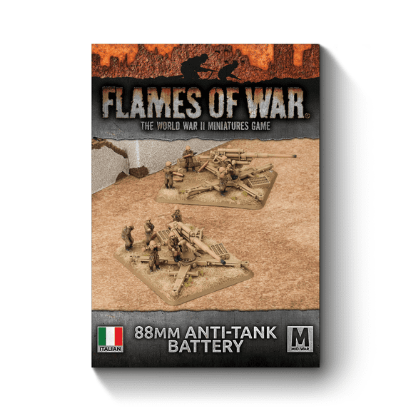 Flames of War: Italian 88mm Anti-Tank Battery