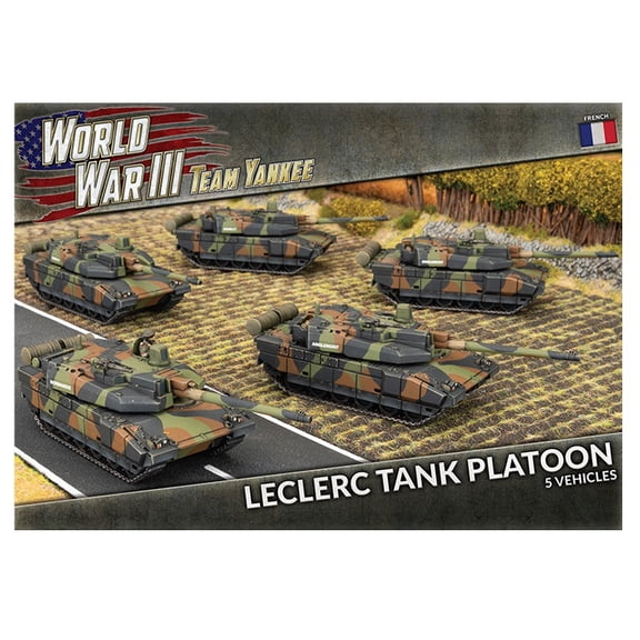 Team Yankee: French Leclerc Tank Platoon (x5)