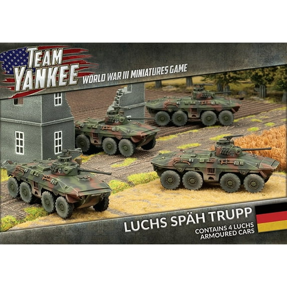 Battlefront Miniatures Luchs Spah Trupp New