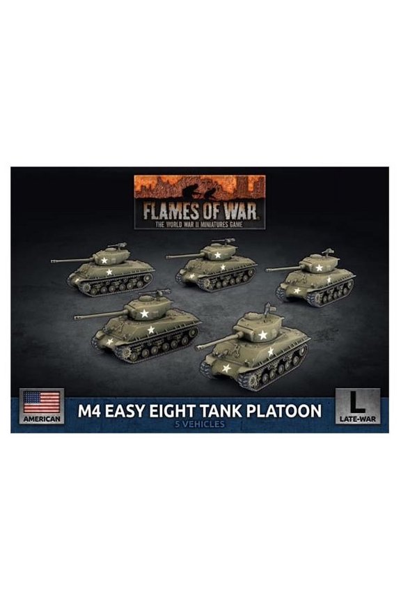 : American M4 Easy Eight Tank Platoon (Late-War)